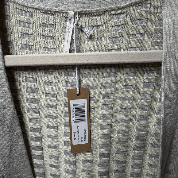 NWT Hello Nite Heather Limoncé Glow Long Waffle Knit Cardigan Size S — Duster - Picture 3 of 3